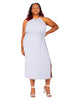 Eloise Halter Slit Midi Dress - thumbnail