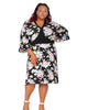 Witney Bell Sleeve Floral Mini Dress - thumbnail
