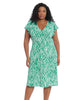 Lilly Ruffle Sleeve Midi Dress - thumbnail