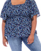 Florence Flounce Sleeve Smocked Top - thumbnail