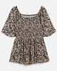 Florence Flounce Sleeve Smocked Top - thumbnail