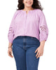 Ellie Embroidered Poplin Shirt - thumbnail