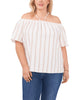 Emilia Striped Linen Blouse - thumbnail