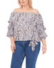 Addison Snake Effect Blouse - thumbnail