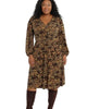 Jolene Smock Waist Midi Dress - thumbnail