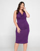 Kim Cowl Neck Midi Dress - thumbnail