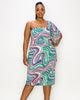 Wanda One Shoulder Midi Dress - thumbnail