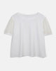 Giselle Eyelet Sleeve Top - thumbnail