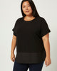 Octavia Roll Cuff Top - thumbnail