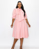 Casey Scuba Flare Dress - thumbnail