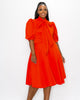 Casey Scuba Flare Dress - thumbnail