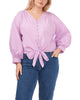 Layla Tie Front Button Down - thumbnail