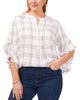 Stella Plaid Blouse - thumbnail