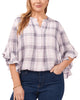 Stella Plaid Blouse - thumbnail