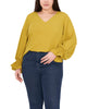 Allie V-Neck Blouse - thumbnail