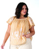 Juno Flutter Sleeve Top - thumbnail