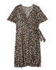 Newbury Flutter Sleeve Wrap Dress - thumbnail