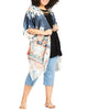 Hannah Floral Print Kimono - thumbnail