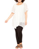 Riley Spliced Lace Tunic - thumbnail
