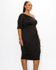 Cheyenne One Shoulder Midi Dress - thumbnail