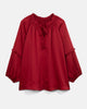 Marcy Tie Neck Blouse - thumbnail