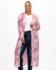 Megan Swirl Print Mesh Cardigan - thumbnail