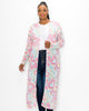 Megan Swirl Print Mesh Cardigan - thumbnail