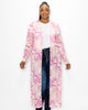 Megan Swirl Print Mesh Cardigan - thumbnail