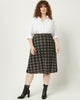 Angelique Plaid Midi Skirt - thumbnail