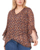 Charlie Flutter Sleeve Blouse - thumbnail