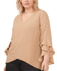 Natalie Flutter Sleeve Tunic - thumbnail
