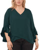 Natalie Flutter Sleeve Tunic - thumbnail