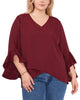 Natalie Flutter Sleeve Tunic - thumbnail