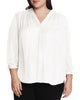 Everley V-Neck Blouse - thumbnail