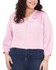 Everley V-Neck Blouse - thumbnail