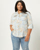 Elia Floral Tencel Shirt - thumbnail