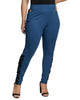 Grace Interlaced Mesh Ponte Leggings - thumbnail