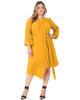 Leah Lantern Sleeve Dress - thumbnail