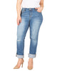 Lisa Raw Hem Boyfriend Jeans - thumbnail