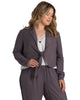 Zora Tie Front Cropped Blazer - thumbnail
