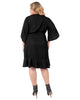 Delilah Kimono Sleeve Ruffle Wrap Dress - thumbnail