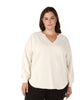 Jaycie Raw Edge Hem Knit Top - thumbnail