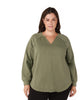 Jaycie Raw Edge Hem Knit Top - thumbnail