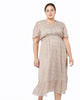 Kimora Flutter Sleeve Midi Dress - thumbnail