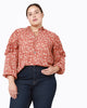 Raquel Ruffle Shoulder Top - thumbnail