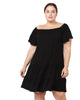 Dalia Flutter Sleeve Knit Mini Dress - thumbnail