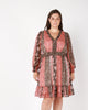 Zayla Banded Waist Flounce Hem Dress - thumbnail