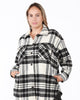 Ainhoa Plaid Snap Front Shacket - thumbnail