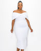 Zariah Ribbon Detail Midi Dress - thumbnail