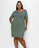 Emily Pocket T-Shirt Dress - thumbnail